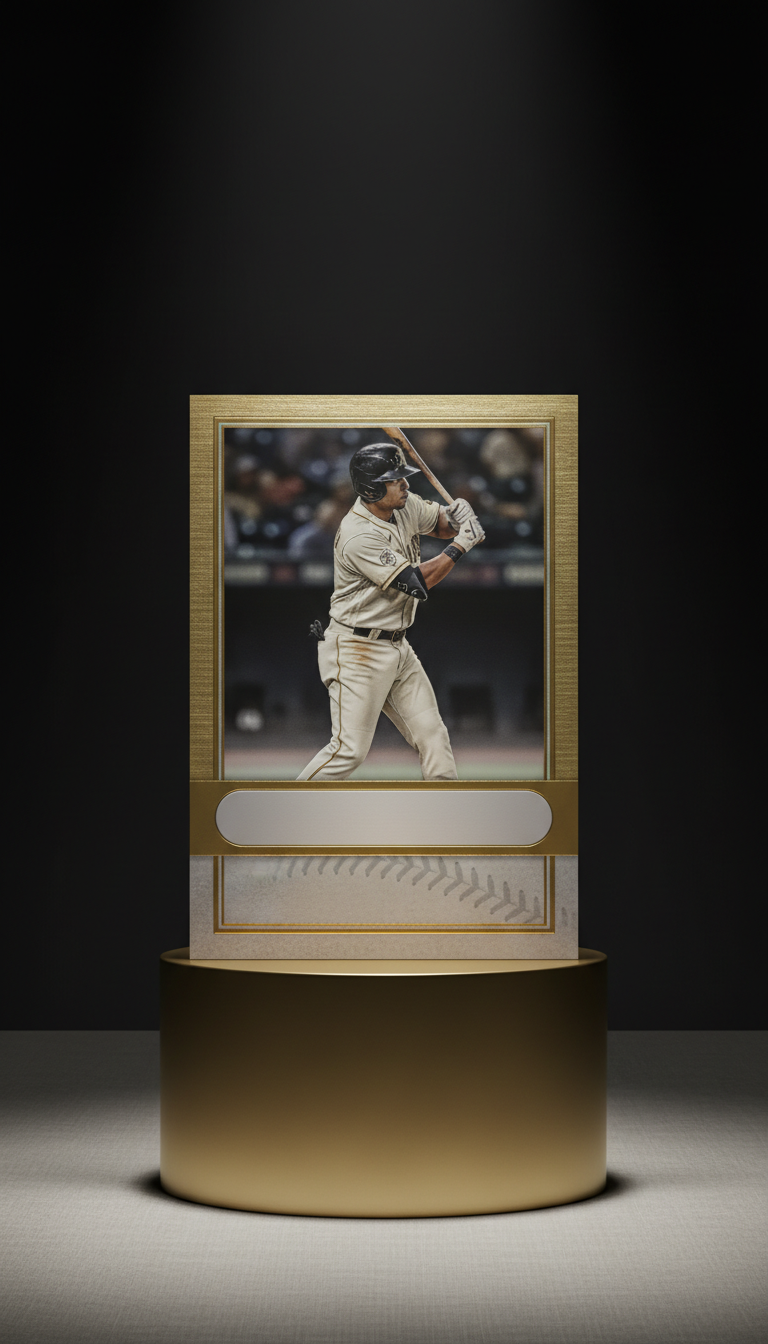 Baseball rookie card with authenticated grading