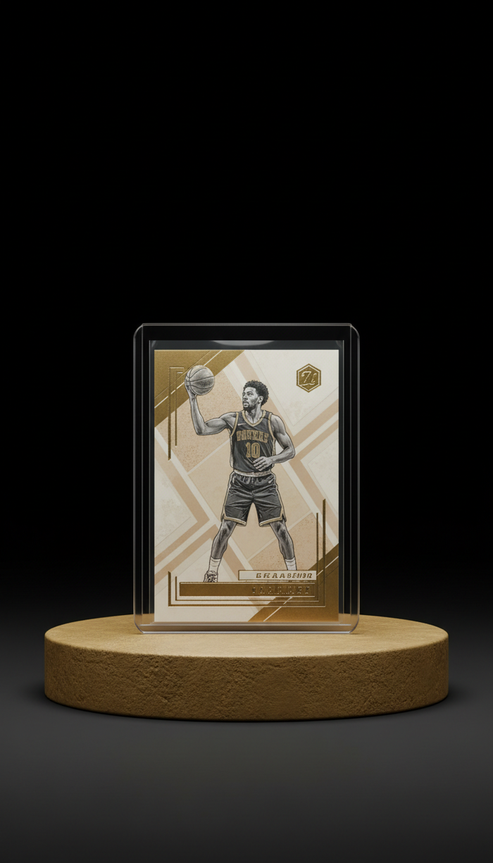 Basketball limited edition card with authenticated grading