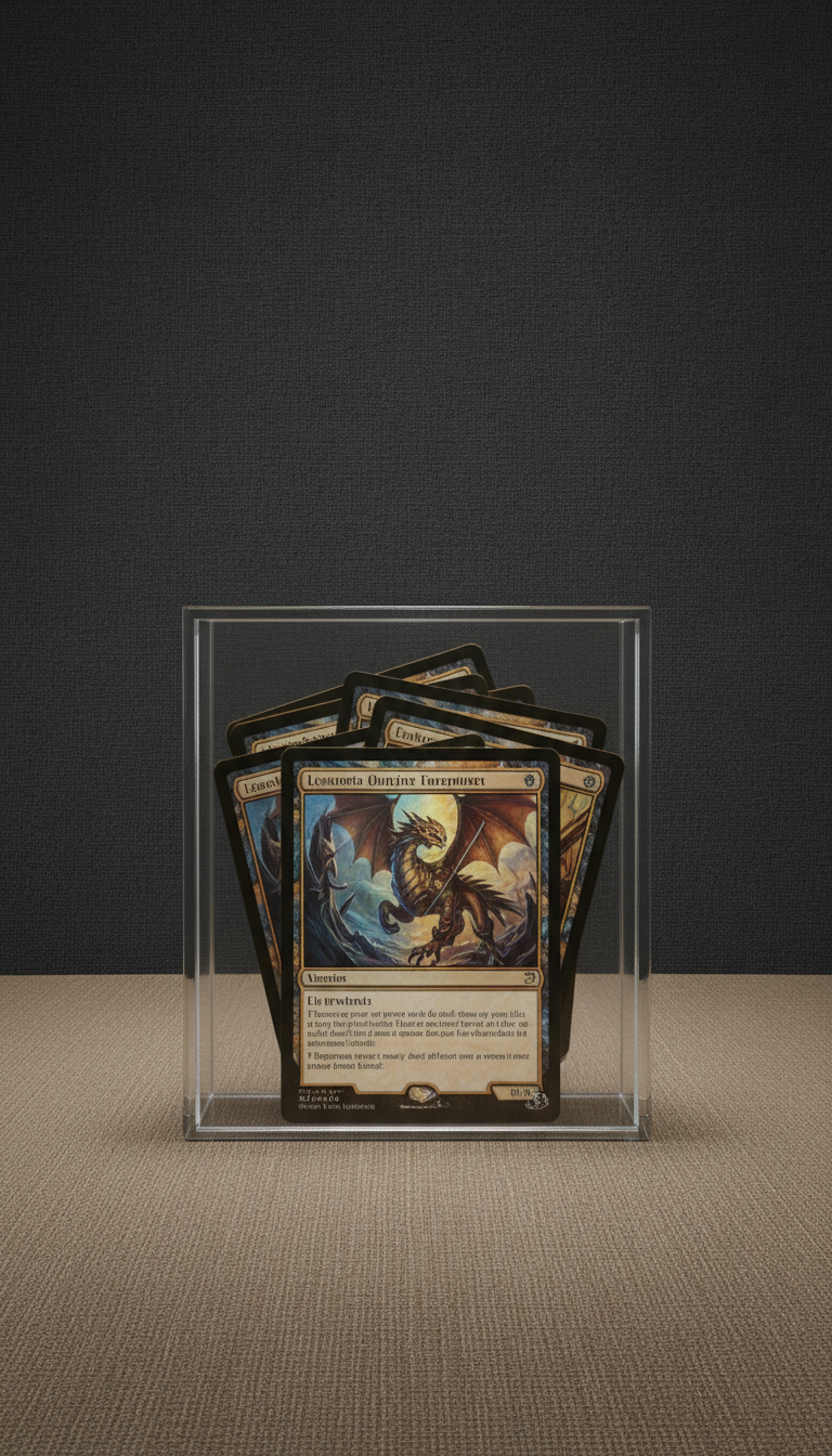 Collectible Display Box With Magnetic Closure